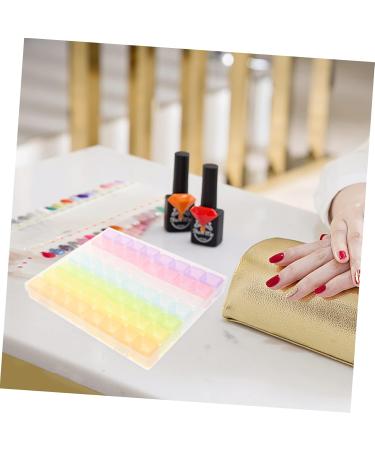 ABOOFAN 3 Sets Nail Art Storage Box Nail Jewelry Manicure Accessories Holding Ornament Container Ornament Storage Bin Nail Organizer Makeup Drawer Dip Powder Organizer Grid Spare Parts Abs - Buy Online on SooperMarket.com