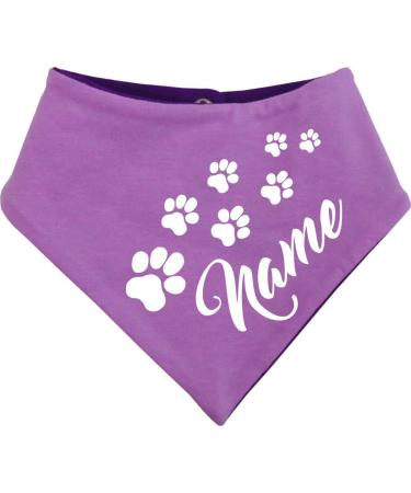 Customizable Both-Sided Multicolor Dog Turning Cloth - Purple Plum - Neck Size Gr.3 (36-44 cm) | Ideal for Pets - Buy Online on SooperMarket.com