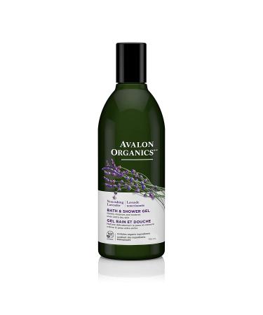 Avalon Organics Bath & Shower Gel, Nourishing Lavender, 12 Oz 12 Fl Oz (Pack of 1)