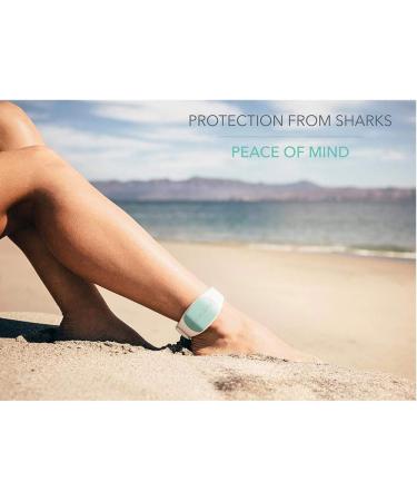 SHARKBANZ 2 Magnetic Shark Repellent Band - White/Seafoam | For Swimming, Surfing, Diving, Snorkeling & Ocean Sports - Buy Online on SooperMarket.com