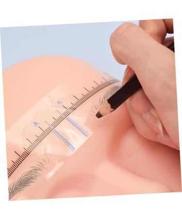 Housoutil 50pcs Eyebrow Positioning Ruler Stickers Eyebrow Template Eyebrow Positioning Tool Disposable Suite - Buy Online on SooperMarket.com