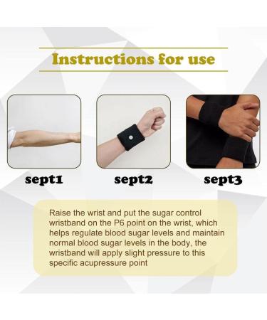 JHIALG Blood Sugar Management Bracelet Promote Relaxation Acupressure Nylon Lightweight White Tools Color For Auxiliary Body Wristband weimax Therapeutic Blood ear Naturally Blood Carbon Weimax Thera - Buy Online on SooperMarket.com