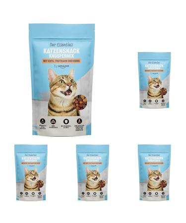 by Amazon Cat Snack Duck Turkey and Chicken 70g (Pack of 5) Duck Turkey and Chicken 70g (Pack of 5)