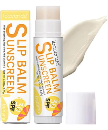 SPF Lip Balm - Bum Sun Lip Balm SPF30 Lip Sunblock with Sun Protection Travel Size Sunscreen for Lips that Protects Soothes and Moisturizes Tumotsit #1 Banana Flavor - Buy Online on SooperMarket.com