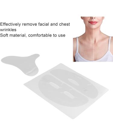 Face Wrinkle Patches 2 in 1 Facial Chest Pad Set Reusable Silicone Chest Wrinkle Pads Face Wrinkle Anti Wrinkle Patches While Sleeping Use - Buy Online on SooperMarket.com