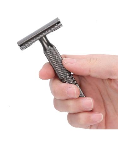 Buy Professional Men's Alloy Retro Razor | Classic Portable Ergonomic Safety Razor - Washable & Blade-Free - Buy Online on SooperMarket.com