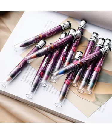 Go Ho 2PCS Silver & White Eyeshadow Sticks - Ultra Pigmented Shimmer Eye Shadow Pens - Buy Online on SooperMarket.com