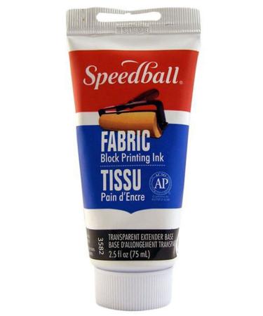 Speedball Fabric Block Printing Ink  Transparent Extender  2.5-Ounce Tube Trans Extender Base