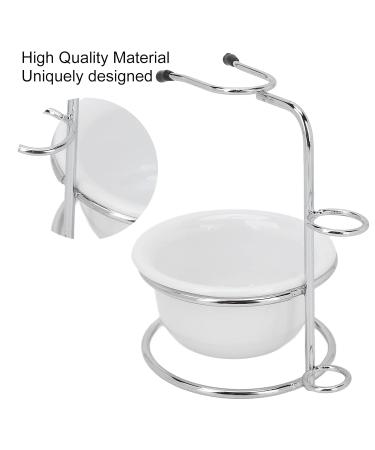 2 Pcs Men s Stainless Steel Shaving Set - Compact Shaving Soap Bowl & Brush Holder for Travel & Home - Buy Online on SooperMarket.com