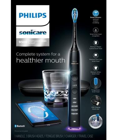 Philips Sonicare DiamondClean Smart 9500 Electric Toothbrush - Black (HX9924/11) - Buy Online on SooperMarket.com