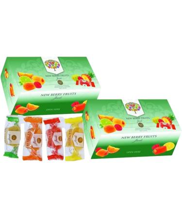 2 x New Berry Fruit Jewels 300grams - Assorted Soft Centred Fruit Jellies - Individually Wrapped Assorted Fruit Jewels - Buy Online on SooperMarket.com