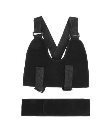 Adjustable Arm Sling Shoulder Immobilizer | Rotator Cuff Support Brace - Black - Buy Online on SooperMarket.com