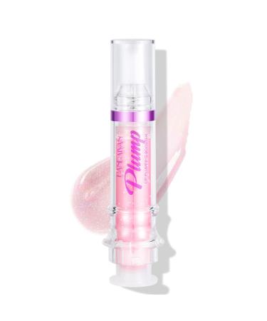 Korean Clear Lip Oil Gloss for Women Ultra-Hydrating Lip Glow Oil with Chili Extract Nourishing Lip Oil Tinted Lip Plumping Booster Fuller Lips Instantly - 02 Baby Pink