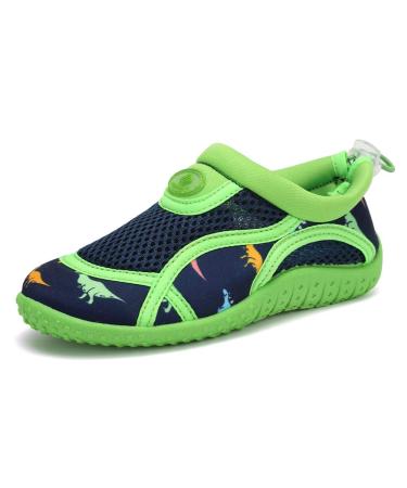 CIOR Toddler Kid Water Shoes Aqua Shoe Swimming Pool Beach Sports Athletic Shoes for Girls and Boys 11 Little Kid Classic.ddinosaur