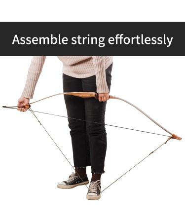 SOPOGER Archery Recurve Bow Stringer Tool - Longbow Limbsaver String Protective Accessory in Brown - Buy Online on SooperMarket.com