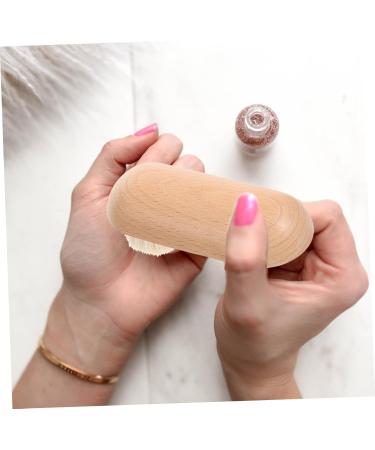 BELLIFFY Nail Cleaning Brush Nail Scrubber Finger Nail Brush to Clean Nails Nail Scrub Brush Nail Brushes for Cleaning Wooden Nail Brush Fingernail Brush Nail Brush for Cleaning Fingernails - Buy Online on SooperMarket.com