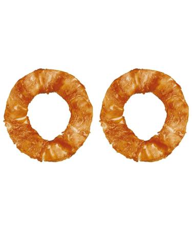 Denta Fun Chicken Chewing Ring 20 cm 225 g (pack of 2)