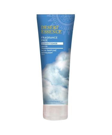 Desert Essence Fragrance Free Conditioner - Pure - 8 Fl Ounce - Gloss & Shine - Smoothes & Softens Hair - No Oil Residue - Antioxidants - Green Tea - Jojoba Oil - Vitamin B5
