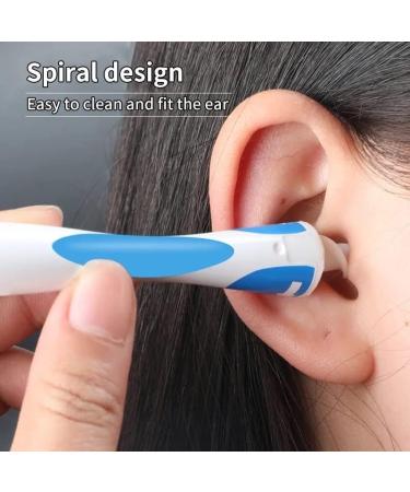 Reusable Spiral Earwax Remover Tool with 16 Soft Replacement Heads - Safe for Adults and Children - Buy Online on SooperMarket.com