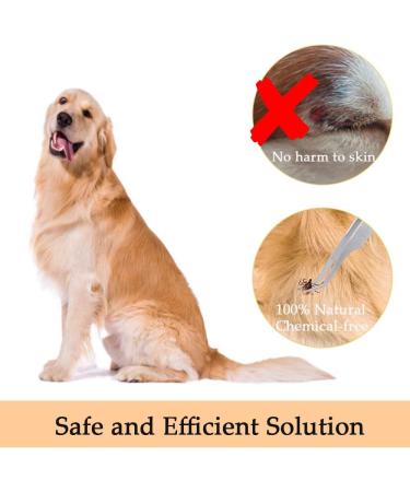 3PCS Stainless Steel Tick Remover Tool Set for Dogs, Cats, Horses - Safe Tick Removal Kit with Double-sided Tweezer, Tick Hook, Tick Tweezer - In Iron Box - Christmas Gift - Buy Online on SooperMarket.com