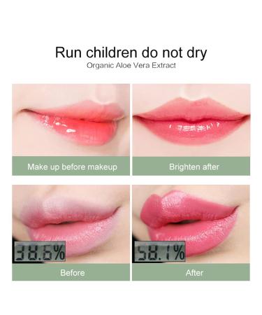 12PC Aloe Vera Lip Balm Set - Natural Color Changing Lipstick Moisturizing Gift for Girls - Buy Online on SooperMarket.com