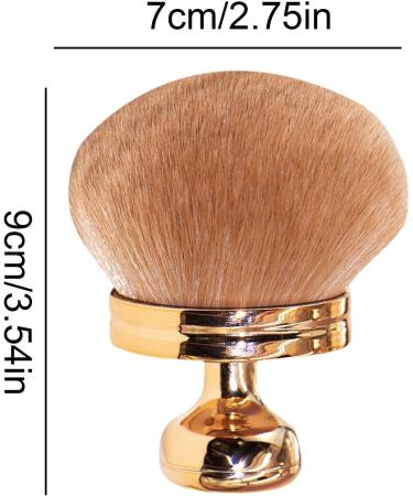 Teksome Face Powder Brush | Blush Brush Makeup Brush - Setting Powder Brush Face Brushes Makeup Mushroom Head Brush for Setting Loose & Pressed Powder rose gold - Buy Online on SooperMarket.com