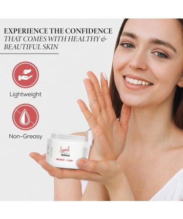 PRESS SKINCARE Snail Mucin Hyaluronic Moisturizer & Vitamin E | Hydrating Cream & Facial Sheet Mask for Brightening Anti-Aging & Pore Cleansing - Buy Online on SooperMarket.com