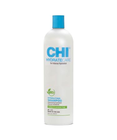 CHI HydrateCare Hydrating Shampoo Balances Hair Moisture and Protects Against Damage and Hair Breakage Sulfate Paraben & Cruelty-Free 25 Oz
