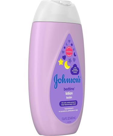 Johnson's Bedtime Baby Lotion with Coconut Oil & NaturalCalm Aromas 13.6 fl. oz - Hypoallergenic & Paraben-Free Baby Skin Care - Buy Online on SooperMarket.com