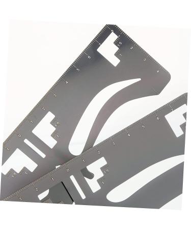 Beavorty 6 Pcs Eyebrow Ruler and Stencil Set - Brow Shaping Template, Eyebrow Stamp, Mapping String, and Makeup Supplies - Buy Online on SooperMarket.com
