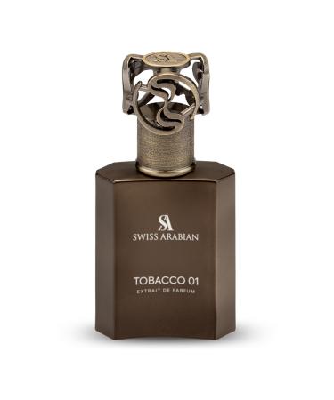 Swiss Arabian Tobacco 01 - Arabian Perfume for Men and Women - Extrait de Parfum - Long Lasting Perfume - Travel Perfume - Unisex Fragrance - 1.7 oz