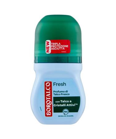 Borotalco: Deo Roll On"fresh microtalc" 50 ml (1.69 fl.oz)