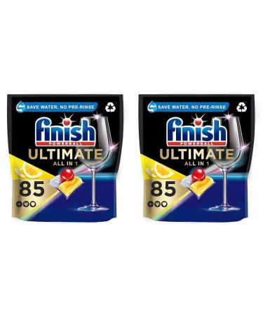 Finish Powerball Ultimate All-in-1 Dishwasher Tablets ORIGINAL 85 Tablets (Pack of 2)