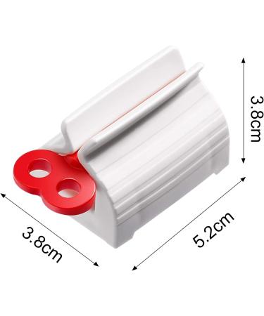Quesuc 3 Pieces Rolling Tube Toothpaste Squeezer Toothpaste Seat Holder Stand Rotate Toothpaste Dispenser for Bathroom (Mix Color) - Buy Online on SooperMarket.com