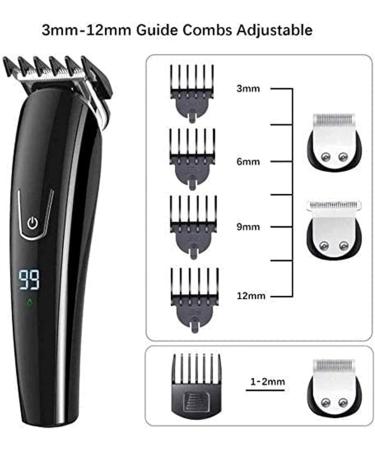 Premium 6-in-1 Hair Clipper & Beard Trimmer Kit for Men - Cordless Waterproof USB Rechargeable Grooming Set - Buy Online on SooperMarket.com