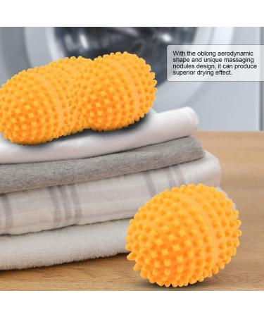 Reusable Laundry Ball Laundry Supplies Washing Balls 4Pcs/Set Orange Reusable Balls Washing Laundry Ball for Home Clothes Cleaning - Buy Online on SooperMarket.com