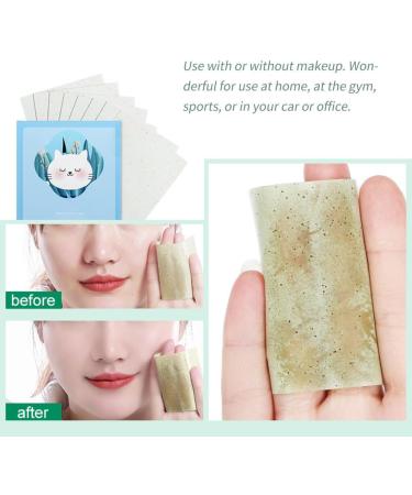 Dajidafu 1 Box Oil Control Papers Beauty Makeup Tools Refreshing Facial Deep Cleaning Supply Natural Face Blotting Sheets Matting Wipes Type4 - Buy Online on SooperMarket.com