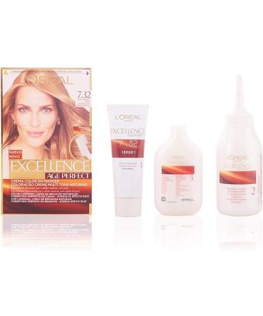 L'Oreal Excellence Age Perfect Colouring Number 7/32 Rubio Dorado Perla 7.302 Golden Pearl Blonde 1 count (Pack of 1) - Buy Online on SooperMarket.com