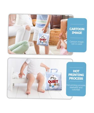 Buy Abaodam 4-Piece Functional Book Travel Toys - Interactive Busy Books for Toddlers & Babies - Soft Fabric Educational Toys - Buy Online on SooperMarket.com