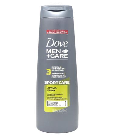 Dove Men+Care Sportcare Active Fresh 2-in-1 Shampoo and Conditioner 12 oz - Pack of 2 - Buy Online on SooperMarket.com