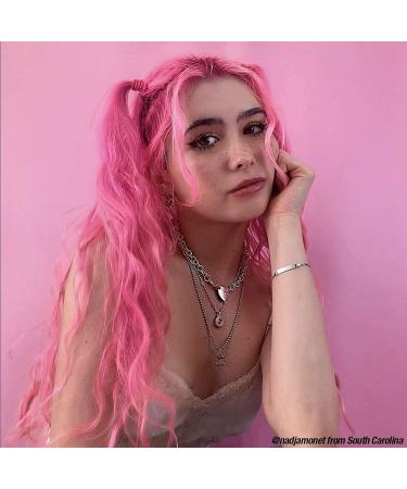 Manic Panic 8oz High Voltage Classic Cream Hair Dye (Cotton Candy Pink) - Vibrant Color Formula - Buy Online on SooperMarket.com