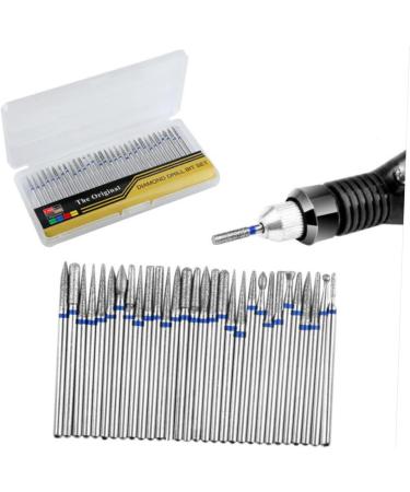 FRCOLOR 30pcs Nail Drill Tips Nail Art Tool Kit Manicure Drill Bits Diamond Drill Bits Manicure Tools and Equipment Nail Drill Bits Nail Grinding Head Sanding Removal Tool Clean - Buy Online on SooperMarket.com