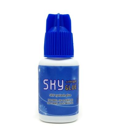 Super Strong SKY D+ Eyelash Extension Glue 5ml - Professional Black Bonding Adhesive for Long Lasting Semi Permanent Individual Lash Extensions - 1-2s Fast Drying / 4-6 Week Retention