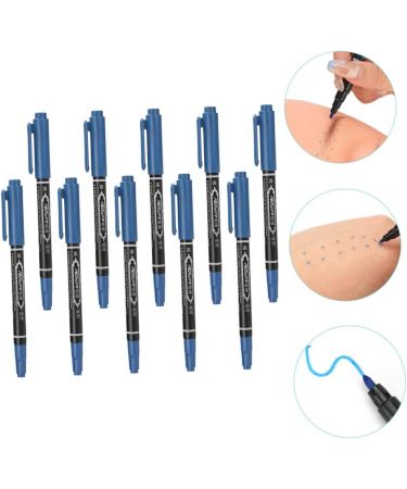 Baluue 10pcs Pen Pen Waterproof Brow Pencil Brow Pen Tool Pen Plastic Blue 13.9x1.8cm Blue - Buy Online on SooperMarket.com