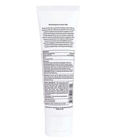NxN Acne Facial Cleanser with Salicylic Acid, Green Tea & Probiotics - Buy Online on SooperMarket.com