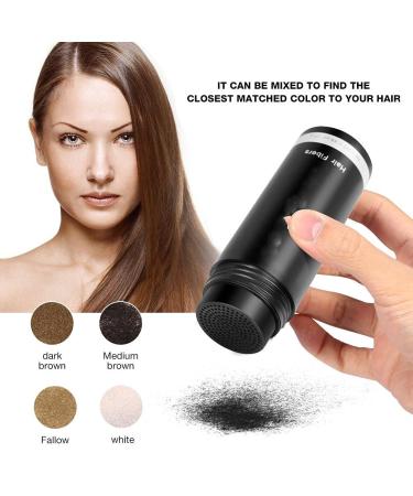 Professional Hair Thickening Solution - Hair Fibres Powder for Women and Men - 5 Colors Concealer for Thinning Hair - Pump Spray Applicator Included (Black) - Buy Online on SooperMarket.com