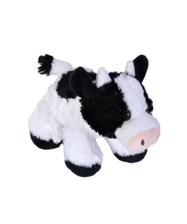Wild Republic Hug Ems Cow Stuffed Animal 7 Inches Gift for Kids Plush Toy Fill is Spun Recycled Water Bottles 18 cm Cow 18 cm