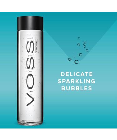 Voss Artesian Sparkling Glacier Water 0.8L - Premium Glass Bottled Water for International Shipping - Buy Online on SooperMarket.com