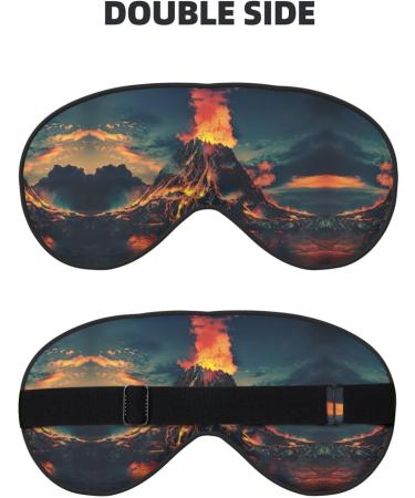 SSIMOO Volcano Soft Sleep Eye Mask - Breathable Black Eye Patch for Women | Perfect for Travel & Relaxation - Buy Online on SooperMarket.com