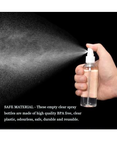 Refillable Portable Spray Bottle - 6 x 50ml Plastic Atomizer for Air Travel & Outdoor Sports - Buy Online on SooperMarket.com